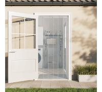 Rideau de porte transparent 300 mmx2,6 mm 10 m PVC, bande de porte, rideau de bande pvc, rideau de porte pvc 153859