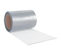 Rideau de porte transparent 300 mmx2,6 mm 10 m PVC, bande de porte, rideau de bande pvc, rideau de porte pvc 153859