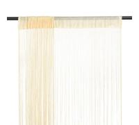 Vidaxl Rideau En Fils 2 Pcs 140 X 250 Cm Crã¿Me