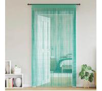vidaXL Rideau en fils 2 pcs 140 x 250 cm turquoise, rideau à franges, rideau à passe-tringle, rideau à franges à fils, 4102040