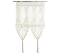 Vidaxl Rideau En Macramã© 140x240 Cm Coton