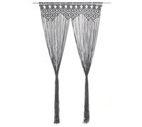 Rideau en Macramé 140x240 cm Coton Porte Fenêtre Séparateur de Pièce vidaXL