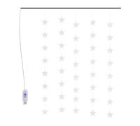 vidaXL Rideau étoilé LED Guirlande lumineuse 200 LED bleu 8 fonctions