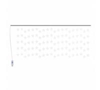 vidaXL Rideau étoilé LED Guirlande lumineuse 500 LED blanc froid 8 fonctions