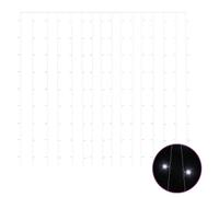 vidaXL Rideau lumineux LED 3x3 m 300 LED blanc froid 8 fonctions
