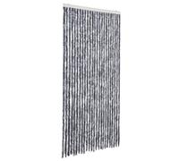 vidaXL Rideau moustiquaire argenté 100x220 cm chenille