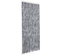 vidaXL Rideau moustiquaire argenté 90x220 cm chenille