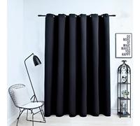 Rideau Occultant avec Anneaux en Métal Anthracite 290x245 cm Fenêtre vidaXL
