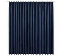 Vidaxl Rideau Occultant Avec Crochets Bleu 290x245 Cm