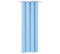 Vidaxl Rideau Occultant Avec ÅIllets Mã©Talliques 270 X 245 Cm Turquoise