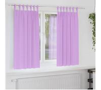 VIDAXL Rideau occultant double violet 175 x 140 cm - 2 pièces