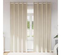 Vidaxl Rideaux Avec Des Rideaux 2 Pcs Crème 140 X 260 Cm Velours