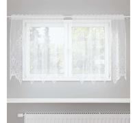 Vidaxl Rideaux Avec Des Rideaux Floral Blanc 150 X 100 Cm Polyester