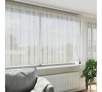 Vidaxl Rideaux Avec Des Rideaux Floral Blanc 900 X 160 Cm Polyester