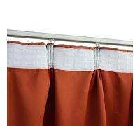 Vidaxl Rideaux Occultants Avec Crochets 2 Pcs Rouille 140x175 Cm