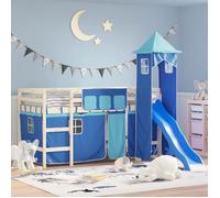 vidaXL Rideaux pour lit mezzanine 835923 – Tente pour lit superposé avec poches pour enfant