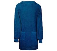 Vidaxl Robe Bleu Marine L Coton