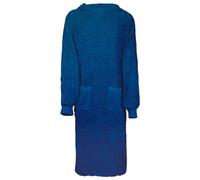 Vidaxl Robe Bleu Marine Xl Coton