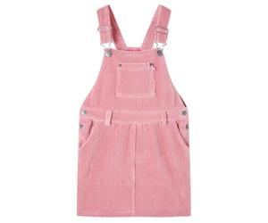 vidaXL Robe Salopette pour Enfants Vêtement Tout-Petits Velours Côtelé Rose Clair 104