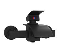 vidaXL Robinet de Douche Mixer Noir G 1 / 2 pouces