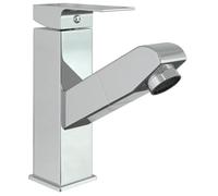 vidaXL Robinet de lavabo rétractable – Finition chromée 157x172 mm