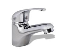 vidaXL robinet mélangeur d'évier chrome
