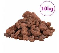 Vidaxl Roches Volcaniques 10 Kg Rouge 1-2 Cm