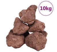 Vidaxl Roches Volcaniques 10 Kg Rouge 10-30 Cm