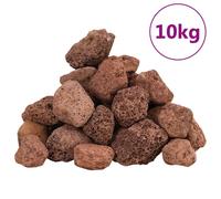 Vidaxl Roches Volcaniques 10 Kg Rouge 3-5 Cm
