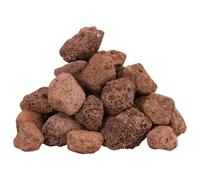vidaXL Roches volcaniques 10 kg rouge 3-5 cm