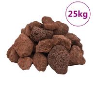 Vidaxl Roches Volcaniques 25 Kg Rouge 5-8 Cm