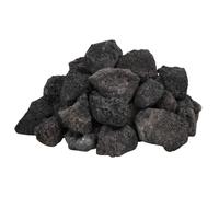 vidaXL Roches Volcaniques, Décoration pour Aquarium, Pierres de Lave pour Plates-Bandes Aménagement des Jardins, 10 kg Noir 3-5 cm
