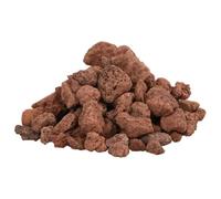 vidaXL Roches Volcaniques, Pierres de Lave sous-Marine, Roches de Lave d'Aquarium, Décorations d'Aquarium Jardin Exterieur, 10 kg Rouge 1-2 cm