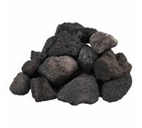 vidaXL Roches Volcaniques, Pierres de Lave sous-Marine, Roches de Lave d'Aquarium, Décorations d'Aquarium Jardin Exterieur, 25 kg Noir 5-8 cm