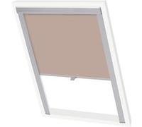 vidaXL Store Enrouleur Occultant Beige 102 Fenêtre de Toit Bureau Rideau 131248