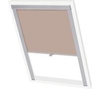 vidaXL Rolgordijn verduisterend beige SK08133490 Beige G