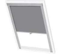 vidaXL Store roulant plissé occultant FK06 Gris