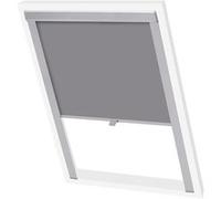 vidaXL Rolgordijn verduisterend grijs M08/308 131270 Gris G