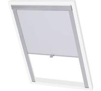 vidaXL Rolgordijn verduisterend wit C04 131280 Blanc G