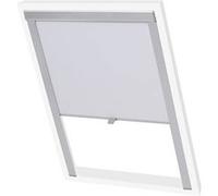 vidaXL Rolgordijn verduisterend wit MK06133507 Blanc G