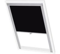 vidaXL Store Occultant Roulant Noir CK02 Enrouleur Tamisant Plissé Rideau