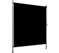 vidaXL Store roulant d'extérieur 200 x 270 cm auvent rétractable vertical blocage des UV Anthracite