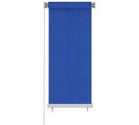 vidaXL Rolgordijn voor buiten 60x140 cm HDPE blauw312835 Bleu G