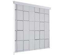 vidaXL Rolgordijn voor douche 140x240 cm vierkant142850 G