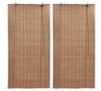 vidaXL Stores roulants en bambou 2 pcs 100x160 cm Marron