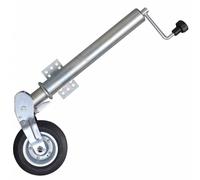 vidaXL Roue d'appui rabattable 60 mm avec cales de roue