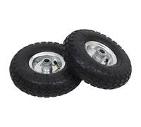 vidaXL Roue de diable 2 pcs Caoutchouc 4.10/3.50-4 (260 x 83 mm)