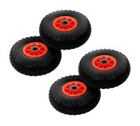 Roue de diable 4 pcs PU solide 3.00-4 (260 x 85 mm)