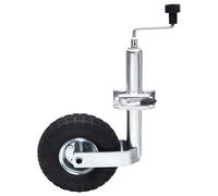 vidaXL Roue jockey pour remorque avec pince 48 mm Acier galvanisé