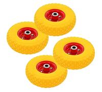 vidaXL Roues de diable 3.00-4 (245x82) Caoutchouc 4 pièces